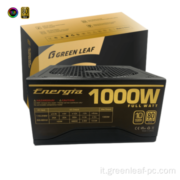 Green Leaf 1000W 80Plus Gold ATX Alimentatore